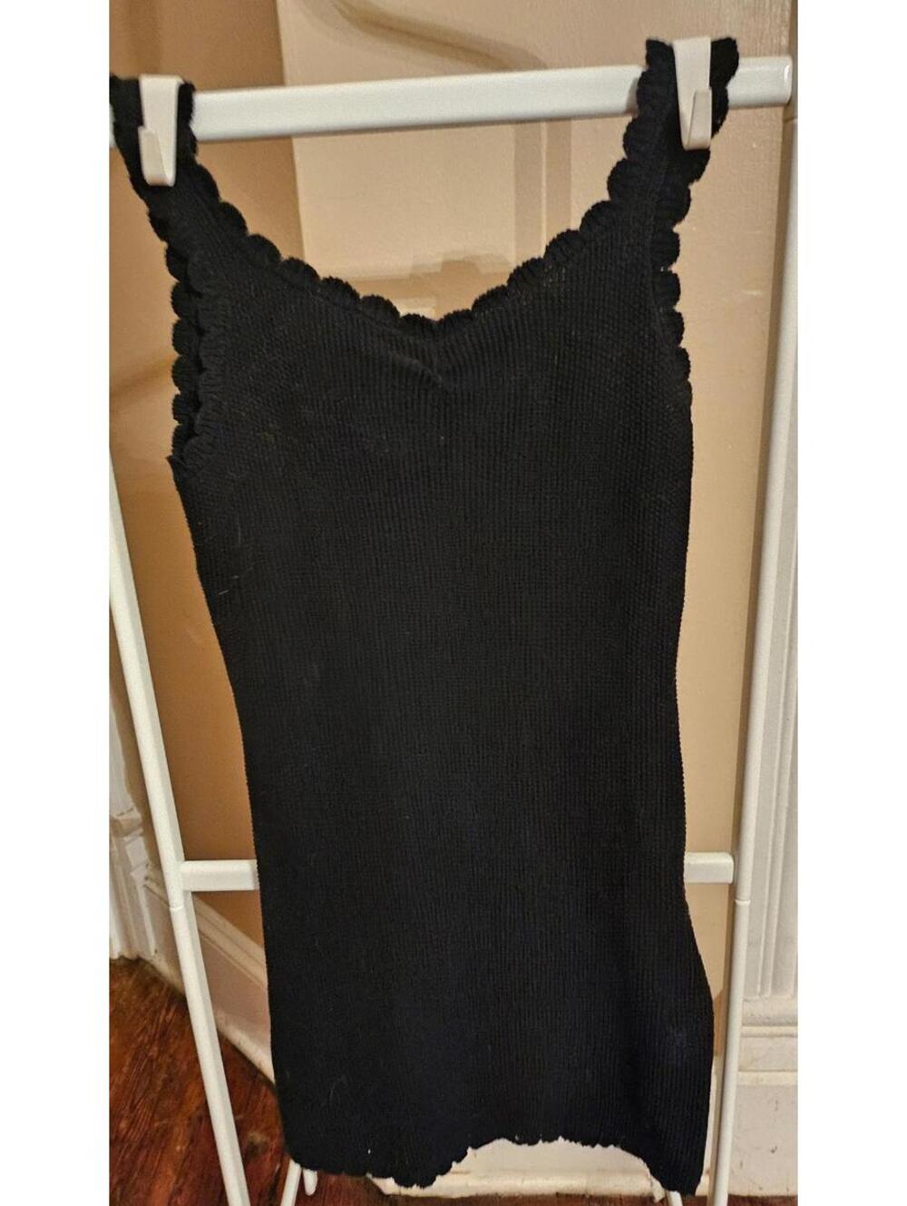 Art Class girls knit tank top dress - black - size 10/12 EUC